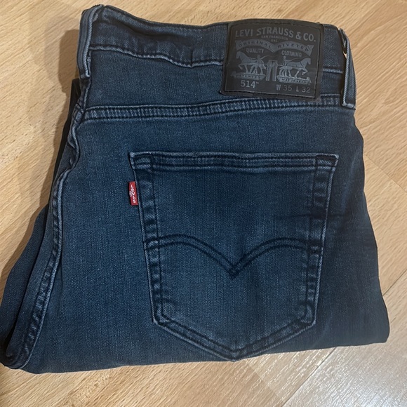 Men’s 514™ STRAIGHT FIT MEN'S JEANS black label - Picture 4 of 4